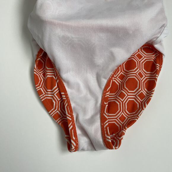 Janie And Jack Orange Halter Bathing Suit - Picture 5 of 5